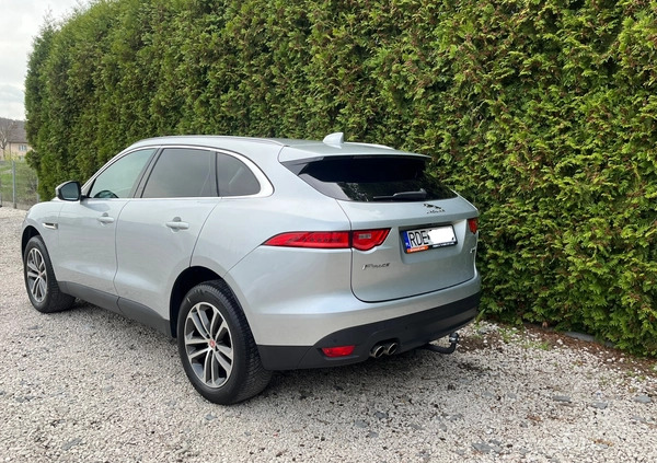 Jaguar F-Pace cena 99900 przebieg: 158000, rok produkcji 2019 z Dębica małe 121